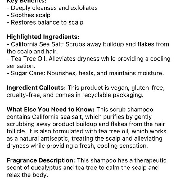 Playa California scalp scrub shampoo - Picture 8 of 9